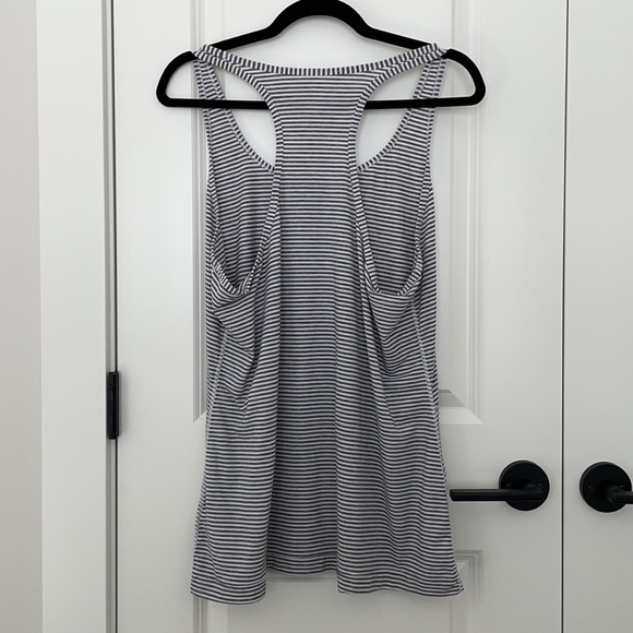 Gap Fit striped workout tank Grey XL - Picture 3 of 5